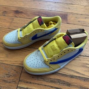 Brand New Travis Scott low 1 Canary